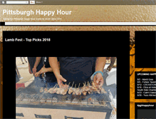 Tablet Screenshot of pittsburghhappyhour.com